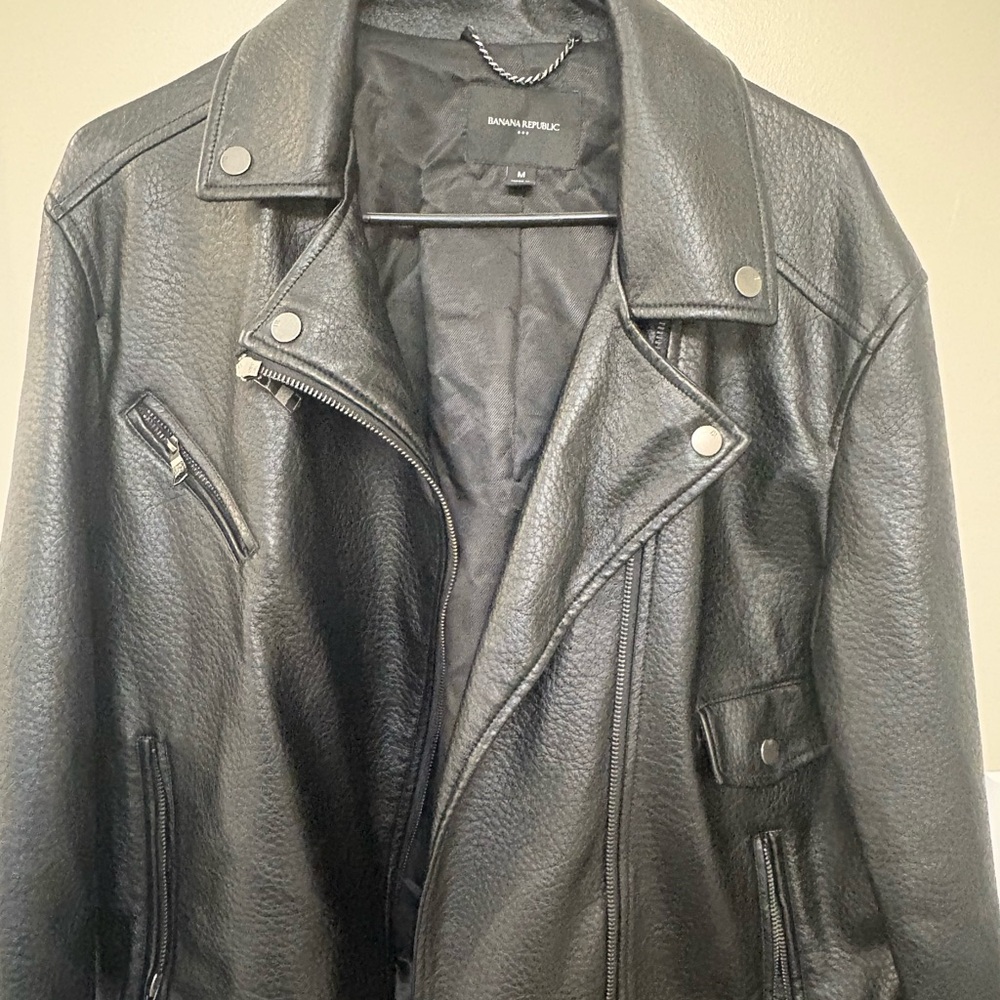 Banana Republic Women's Black Biker Jacket
